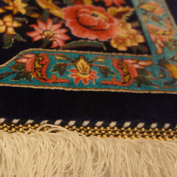 Luxury Persian Silk Prayer Rug - Large Size - Image 3