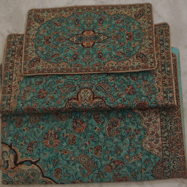 Traditional Cashmere Prayer Rug - Image 12