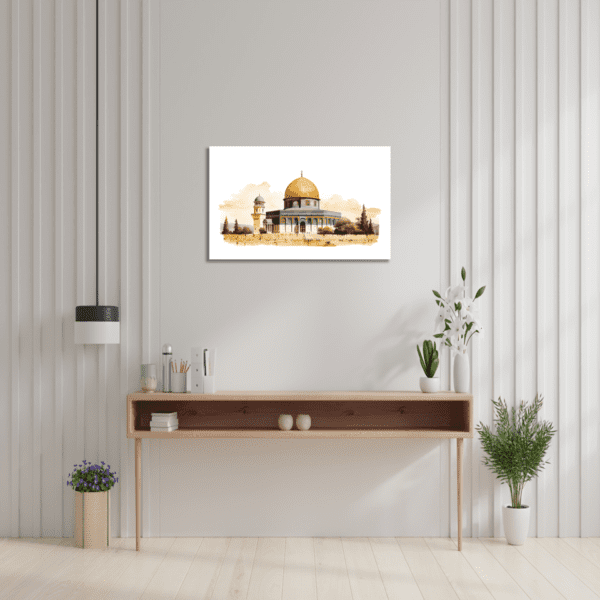 Al-Aqsa Mosque Al-Quds Palestine Painting Wall Art - Image 2